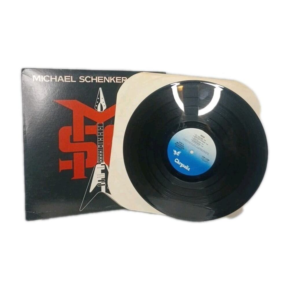 Michael Schenker Group Attack of the Mad Axeman LP Chrysalis CHR 1336 1981 VG